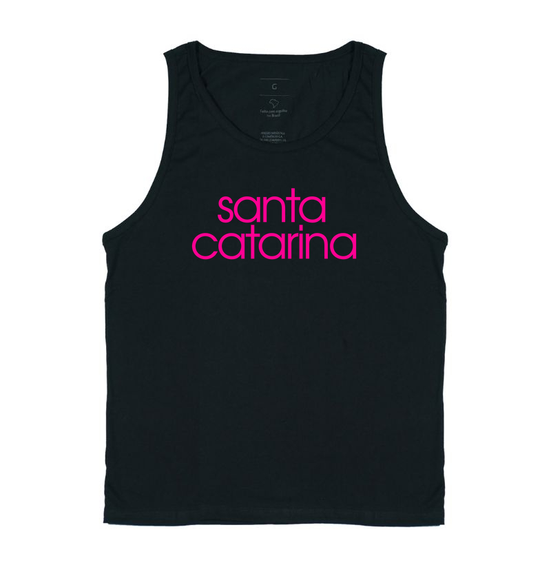 Santa Catarina Estampa Rosa