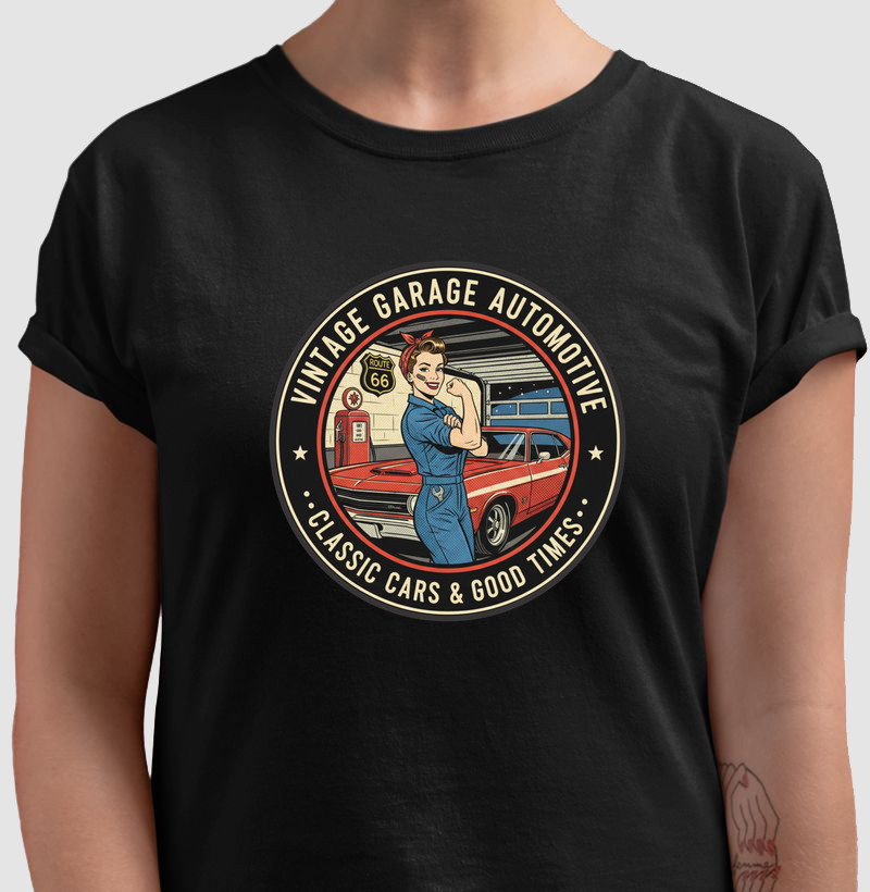 Camiseta Vintage Garage
