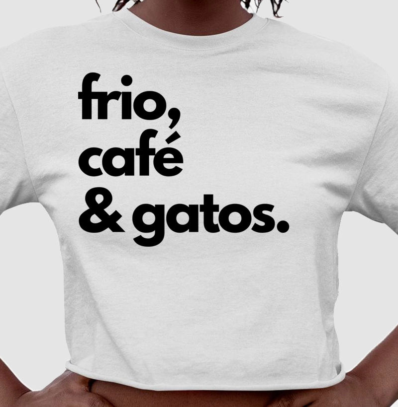 Frio, café & gatos.