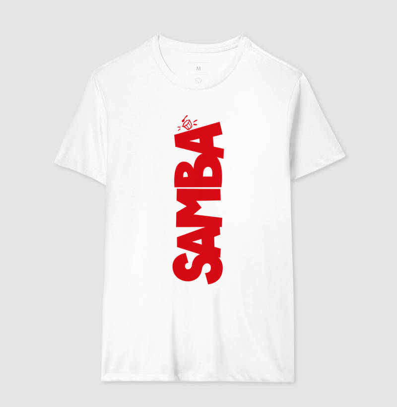 SAMBA BRANCO E VERMELHO