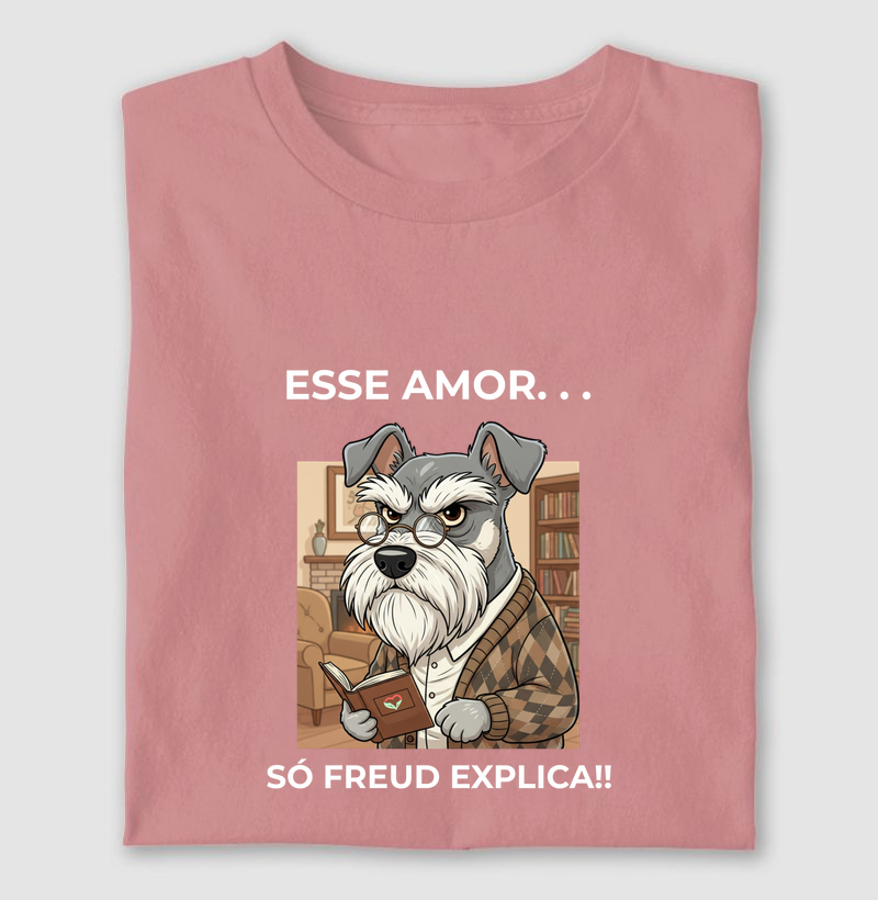 AMOR SCHNAUZER - FREUD - Camiseta