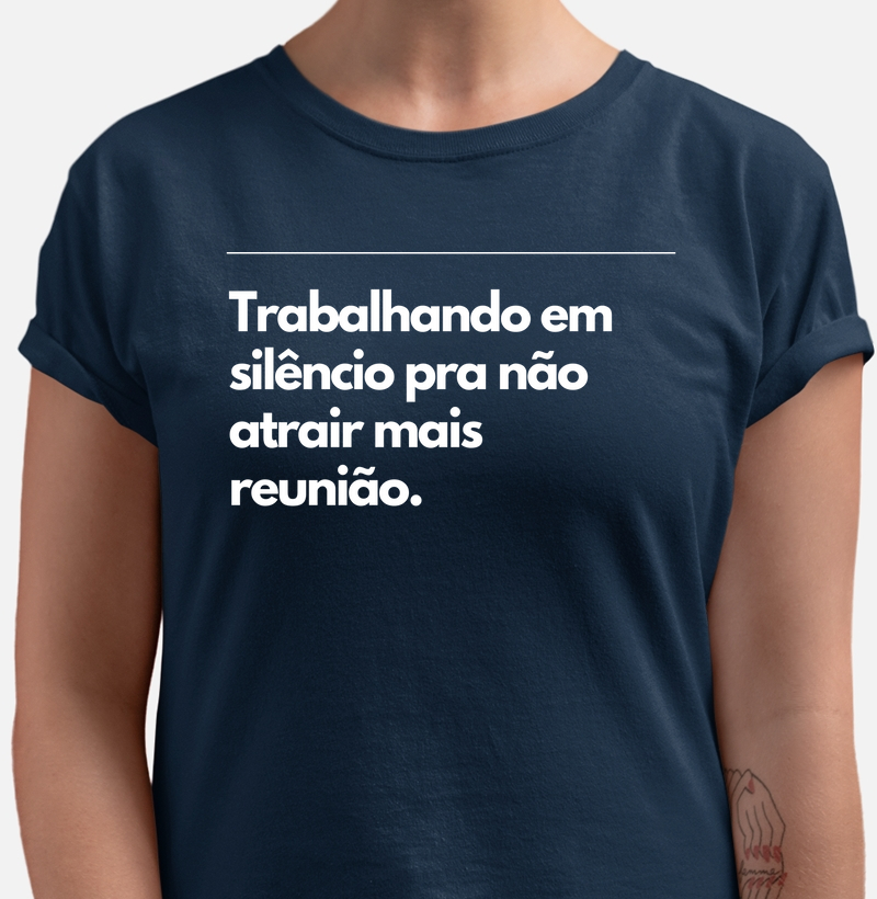 Trabalhando em silêncio