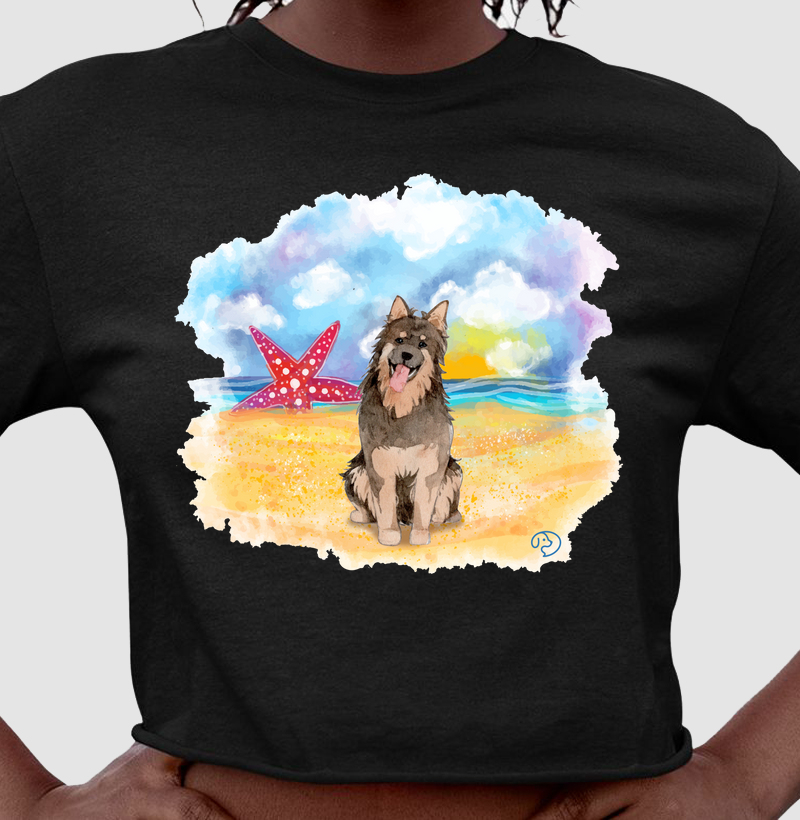 Doguinho na Praia