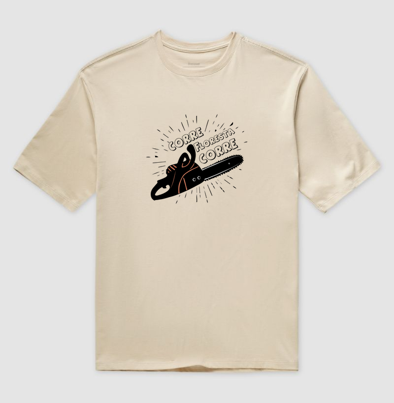 Camiseta Lenhador com Motosserra