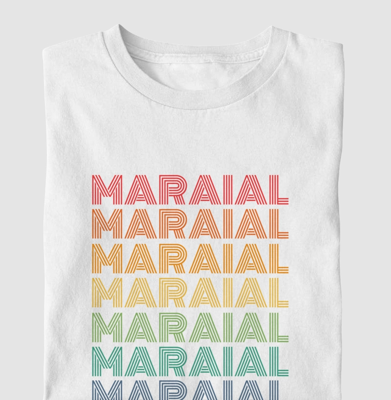 Maraial Letreiro Retrô