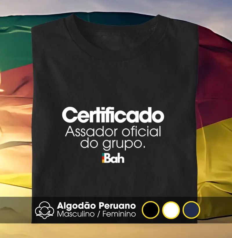 Certificado: Assador do grupo