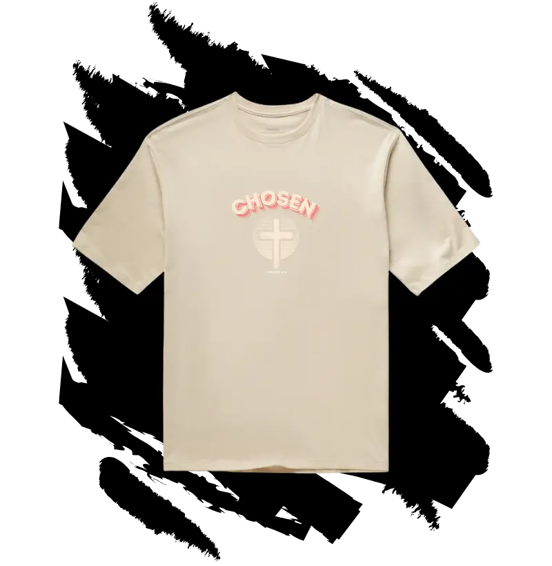 Camiseta Oversized Cristã - Chosen 