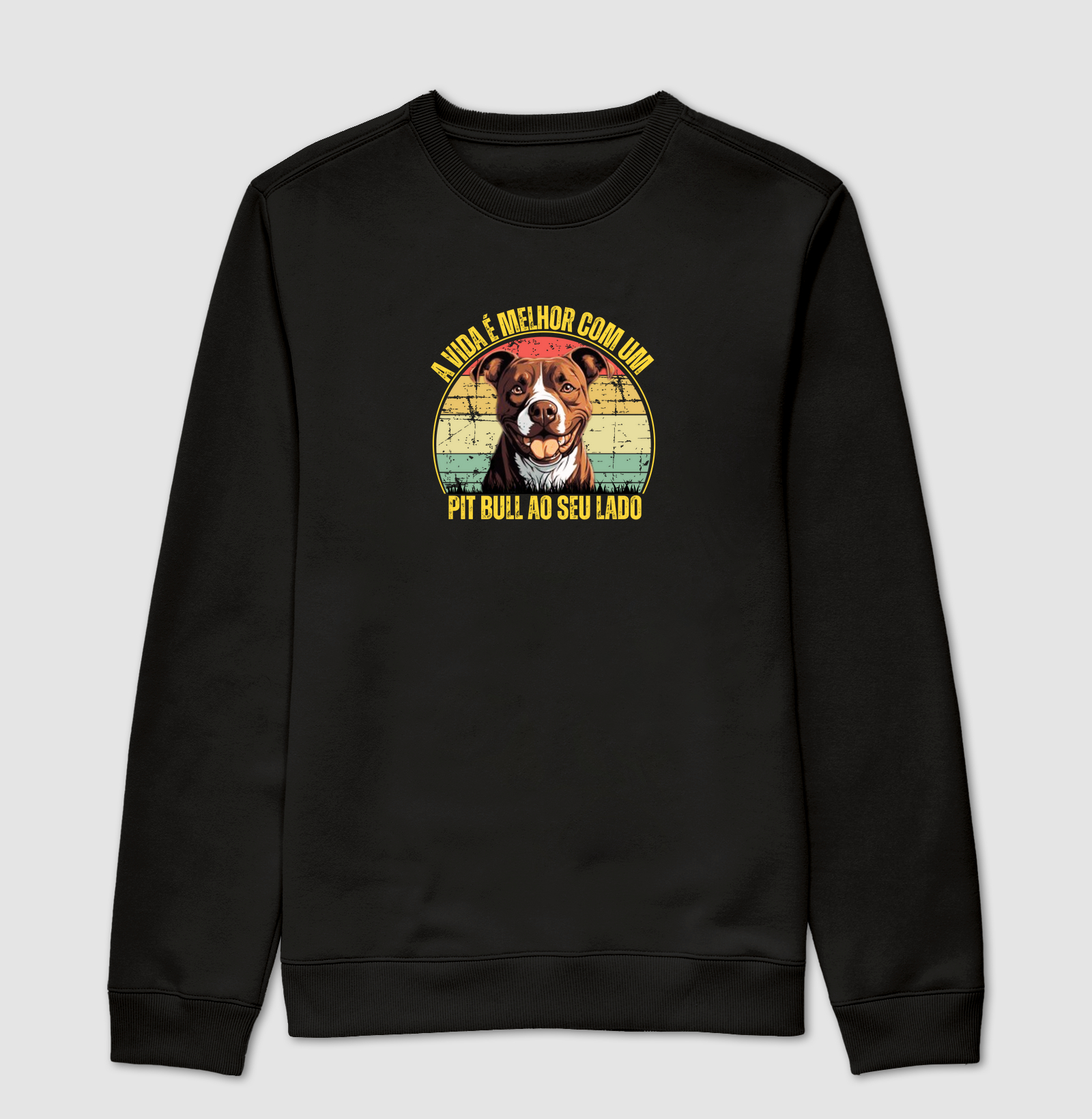 A vida é melhor com um Pit Bull ao seu lado