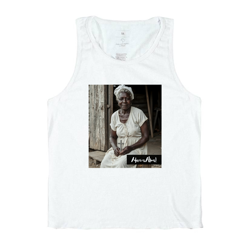 Camiseta Regata - Preta-Velha - Imagem 1