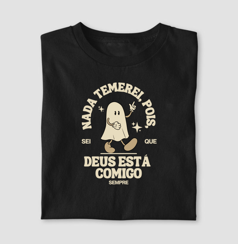 Camiseta Deus está Comigo 