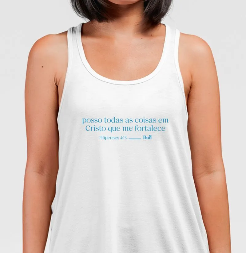 Regata POSSO TODAS AS COISAS - Modelos Masculina & Feminina