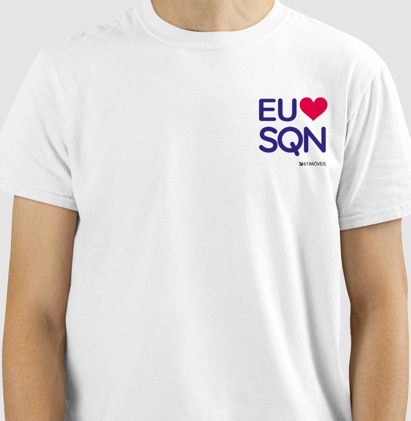 Camiseta '' Eu Amo SQN '' 