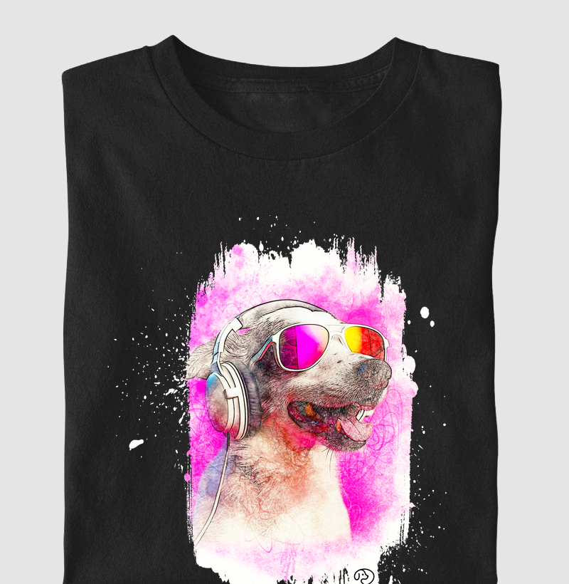 Music Dog Pink