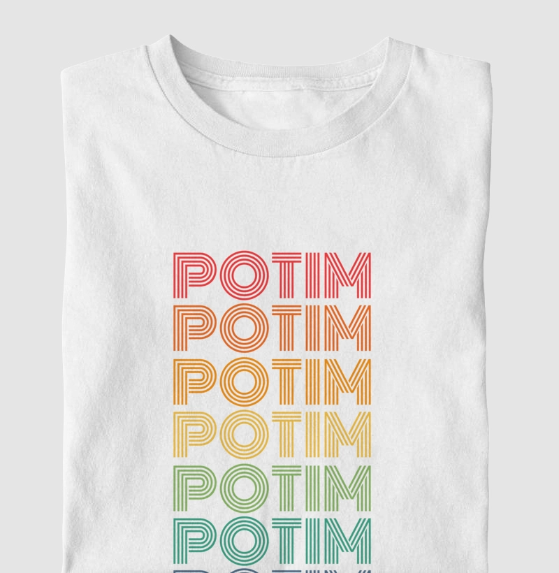 Potim Letreiro Retrô