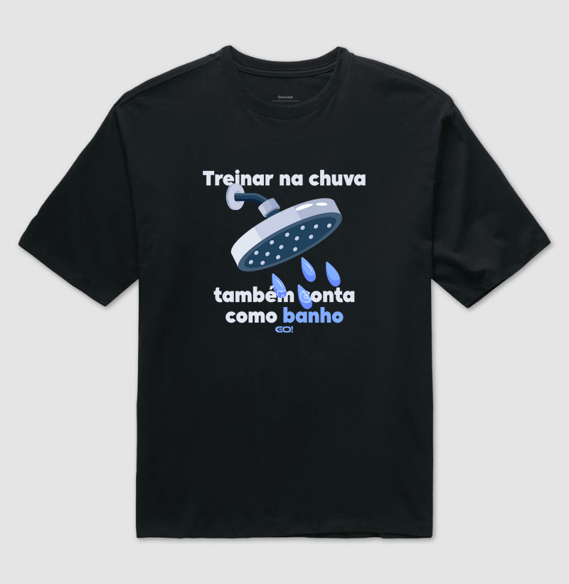 Treino na chuva é banho sim