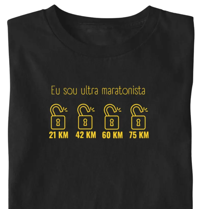 Cadeados 75km Ultra Maratonista - amarela