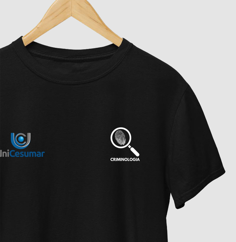 Camiseta Criminologia minimalista