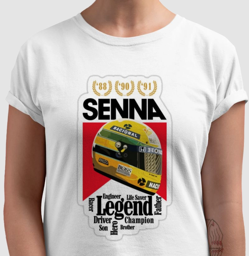Senna "A Lenda" F1 Tri Campeão Mundial