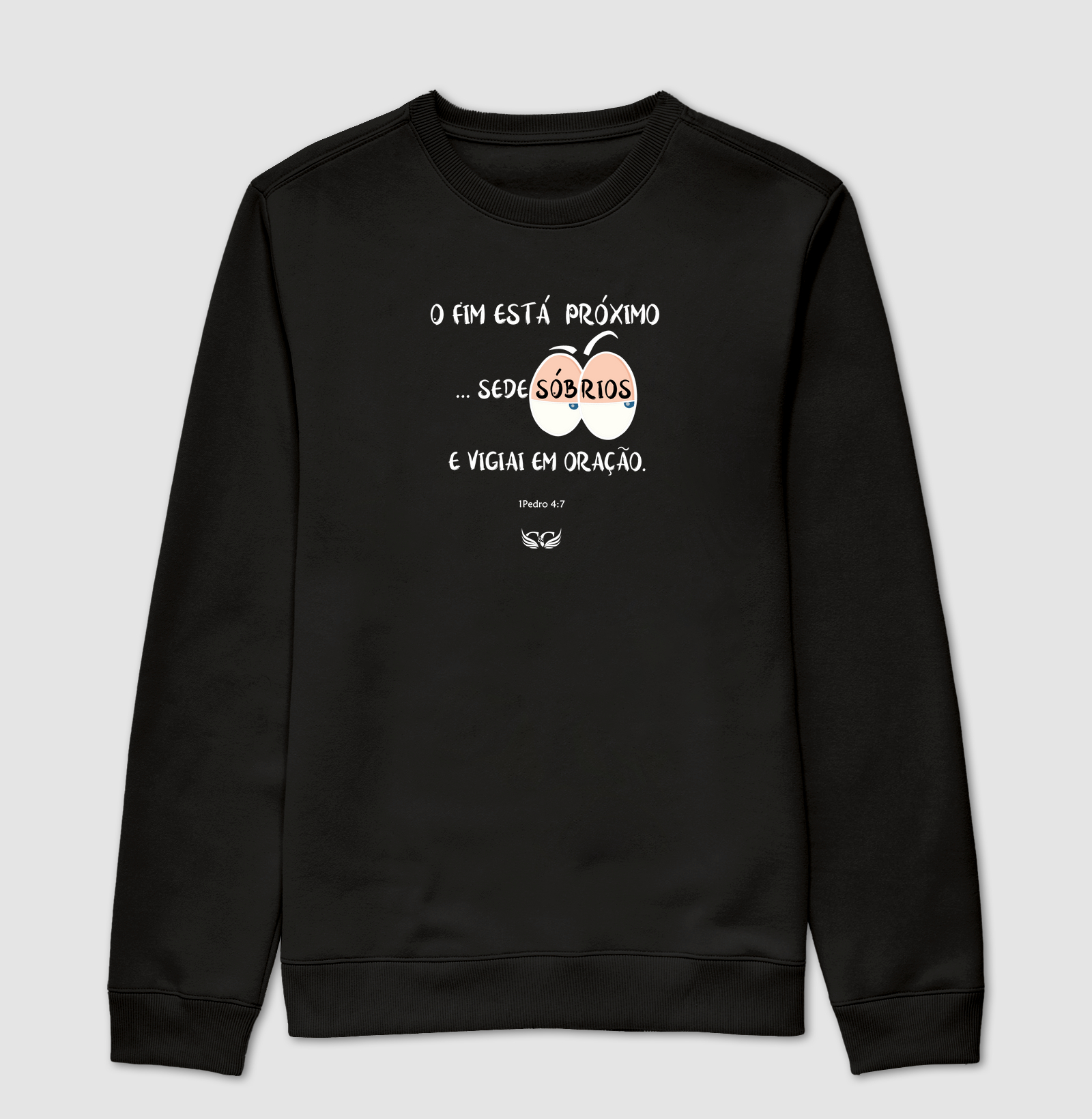 Camiseta Personalizada O fim está próximo. 1 Pe.4.7