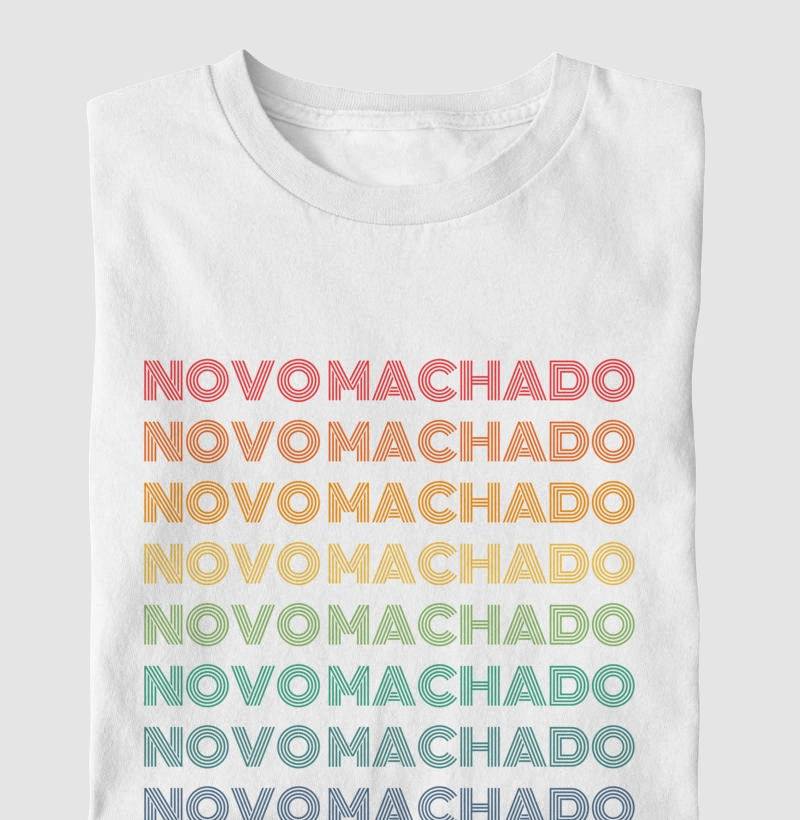 Novo Machado Letreiro Retrô