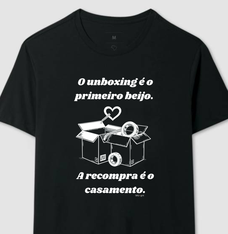 O unboxing é o primeiro beijo. A recompra é o casamento.