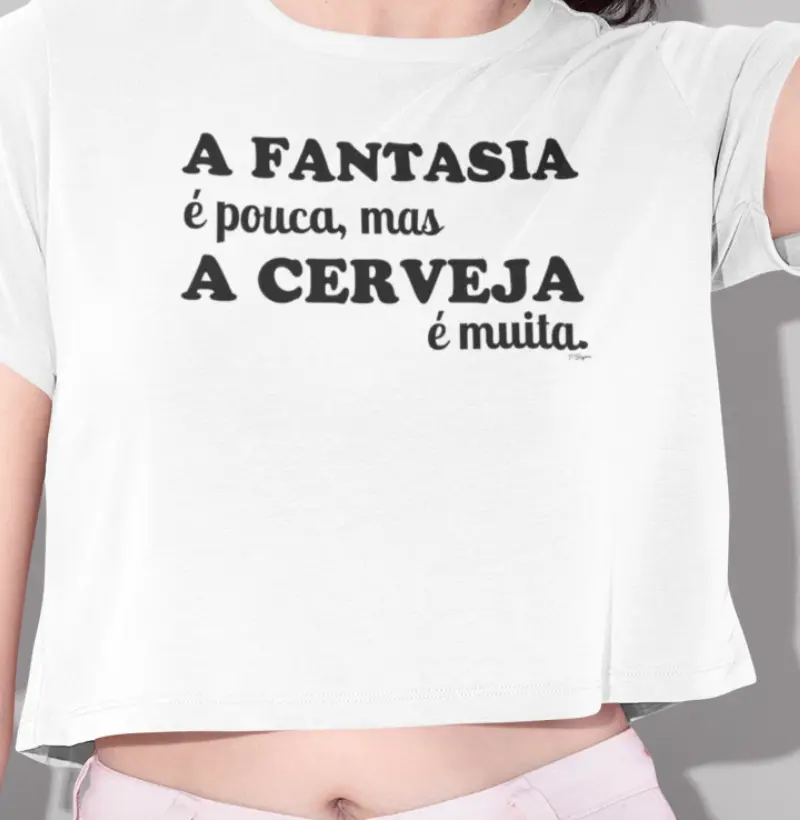 A fantasia é pouca, mas a cerveja é muita