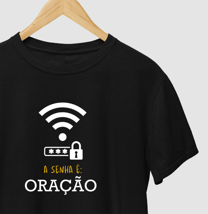 Camiseta A Senha é Oração Illustration