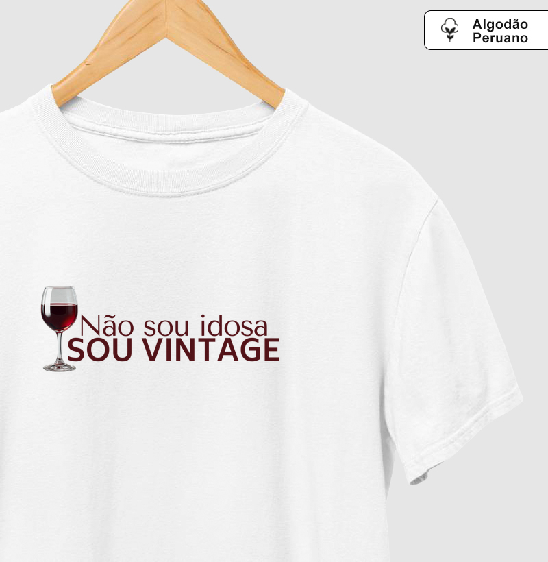 Não sou idosa sou vintage