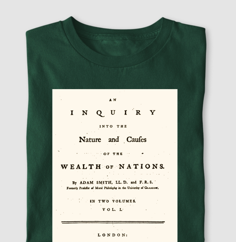 Camiseta A Riqueza das Nações, 1776