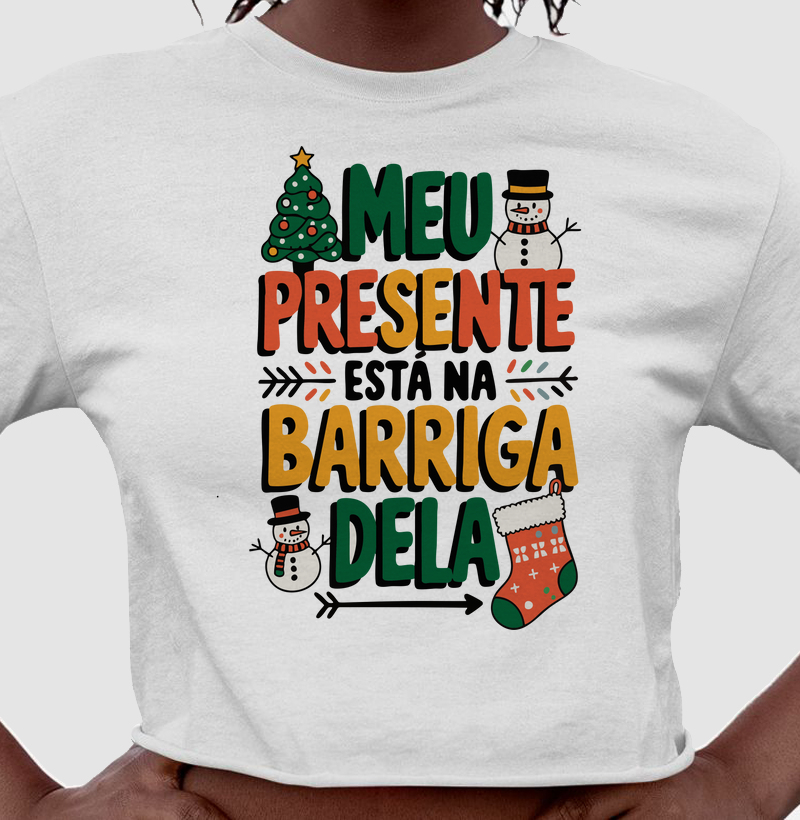 Meu presente está na barriga dela