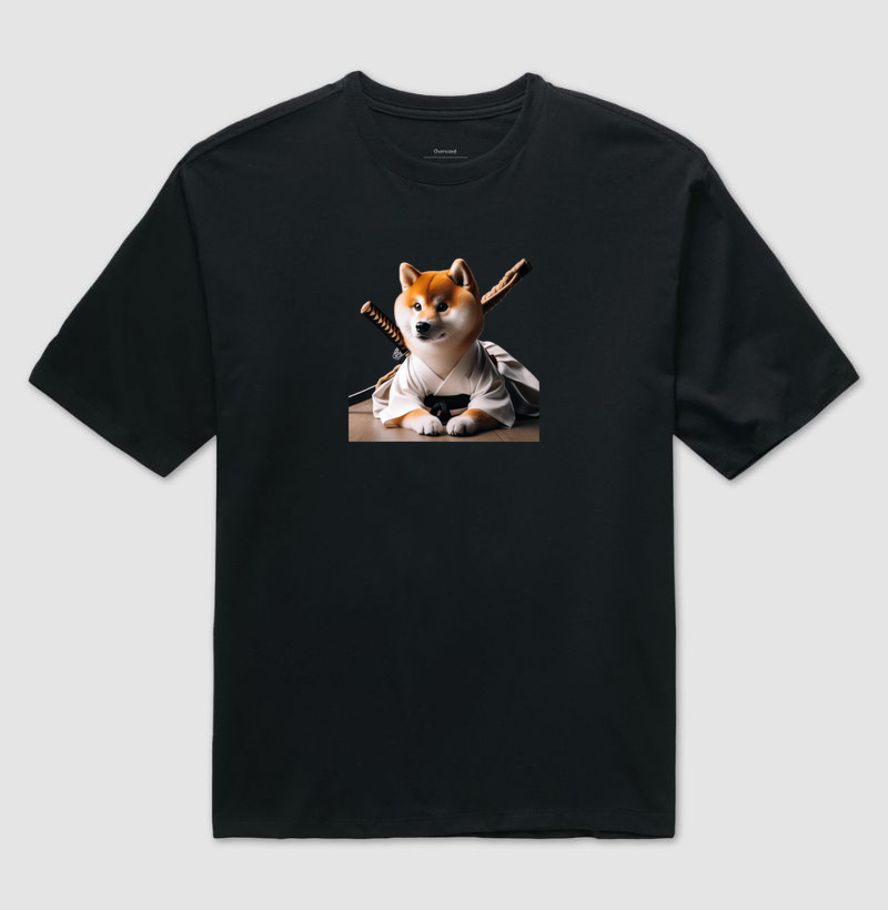 Cão Shiba inu Samurai