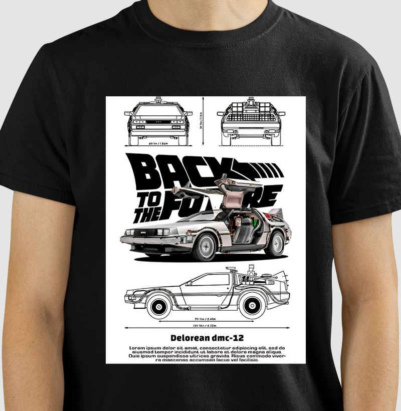 Camiseta De Volta Para O Futuro 3