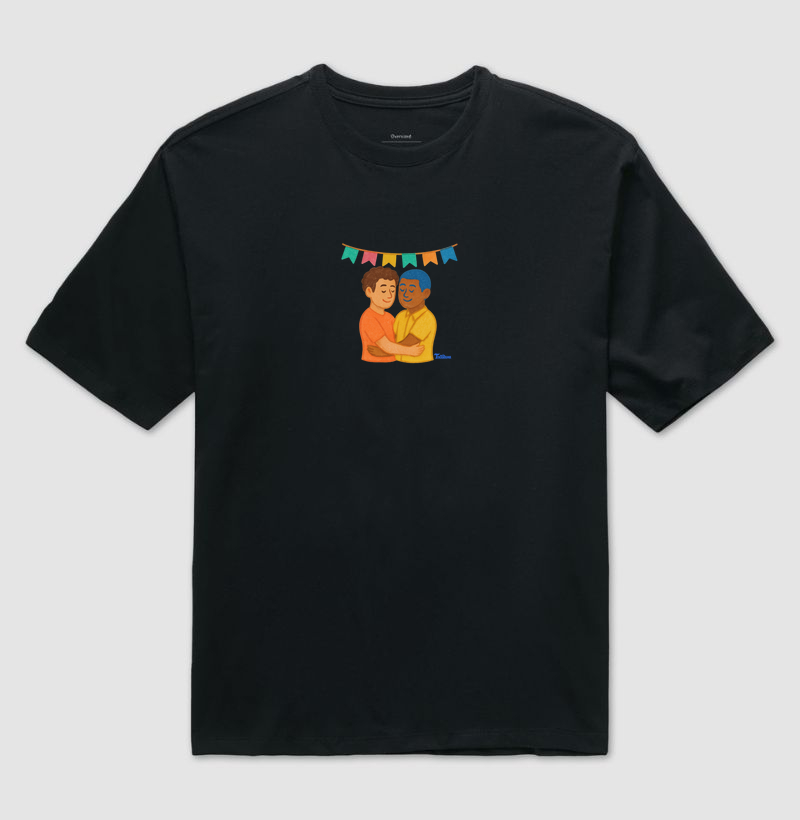 Camiseta Oversized "casal G" 1
