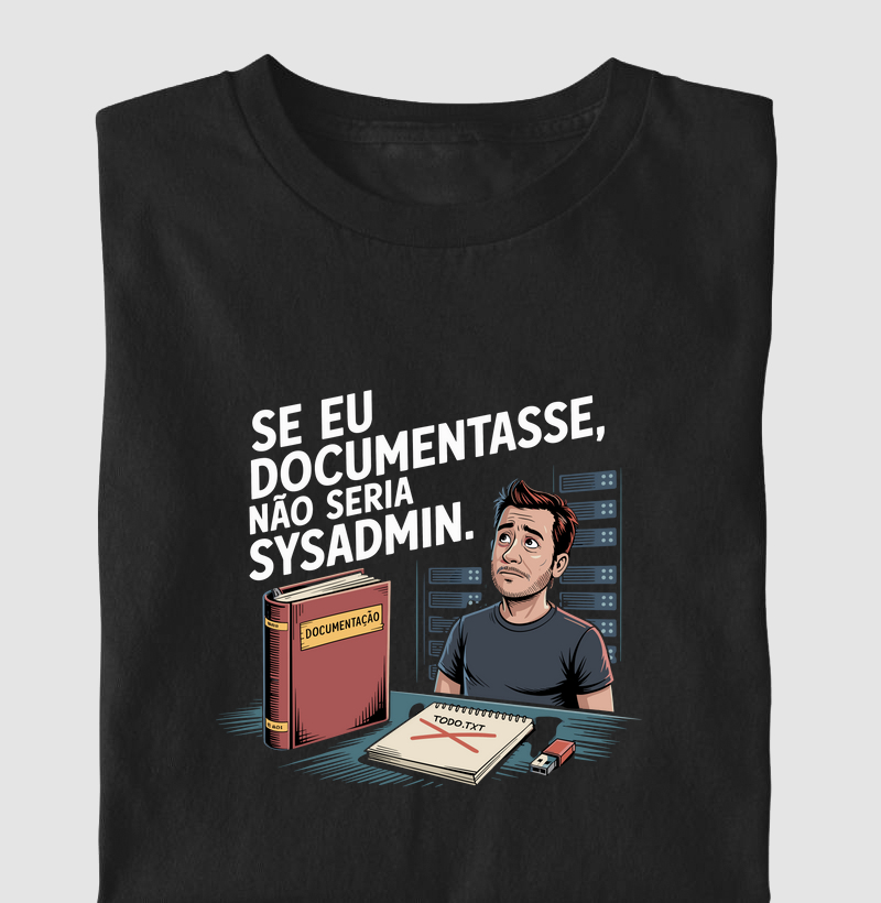 Se eu documentasse, não seria sysadmin III (DEO)