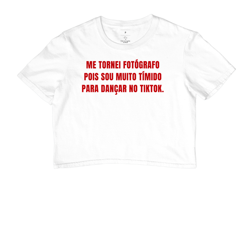 Me tornei fotógrafo pois sou muito tímido 
