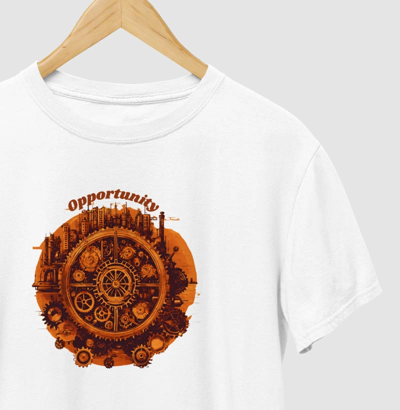 Camiseta Masculina Arquétipo da Roda Oportunidade