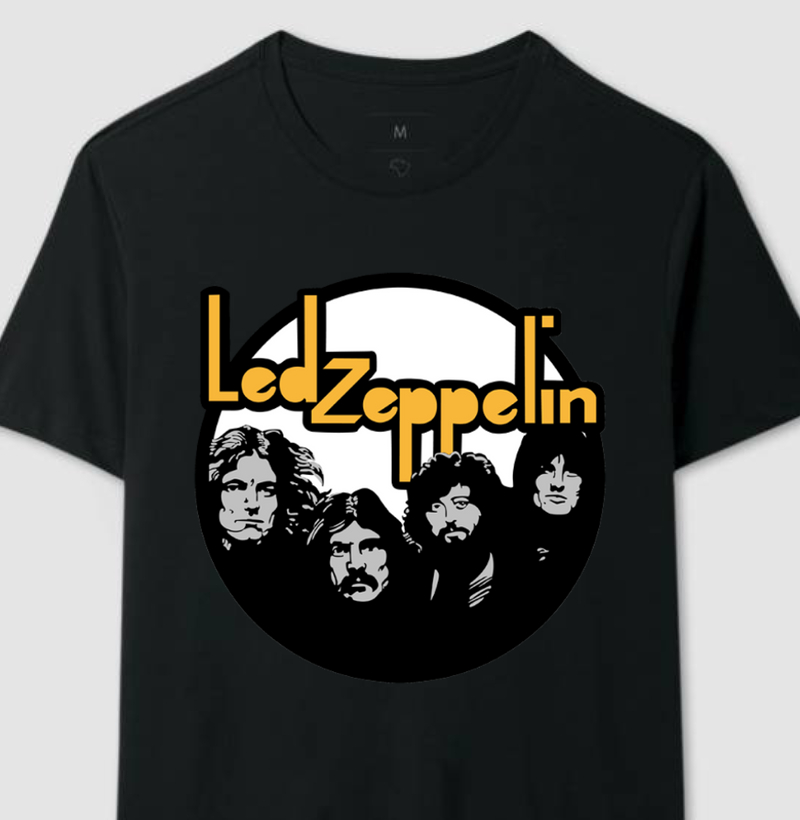 Camiseta Led Zeppelin - Integrantes