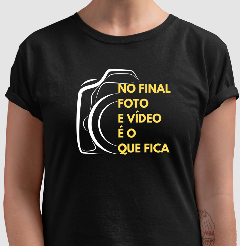 Camisetas / Sou Instinto Criativo / No final e o que fica