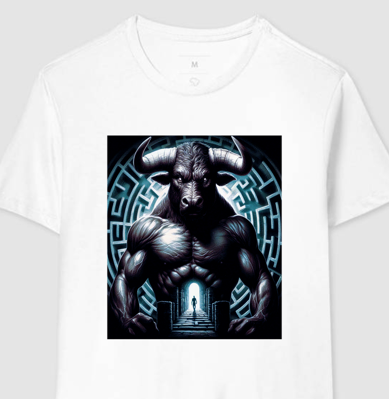 Camisa: Minotauro – Guardião do Labirinto