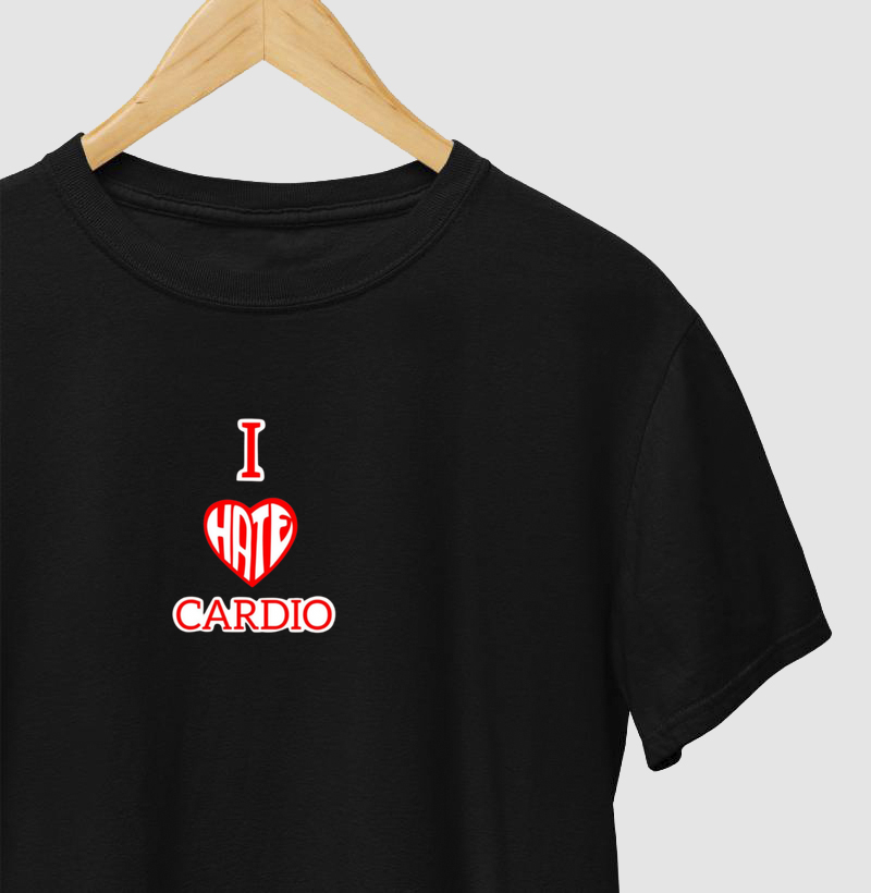 Camiseta I hate Cardio