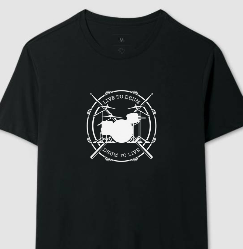 Viva para tocar bateria, toque bateria para viver