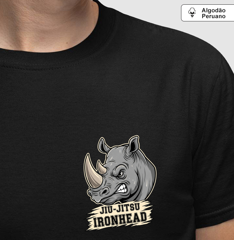 IRONHEAD - Jiu-Jitsu - Algodão Peruano