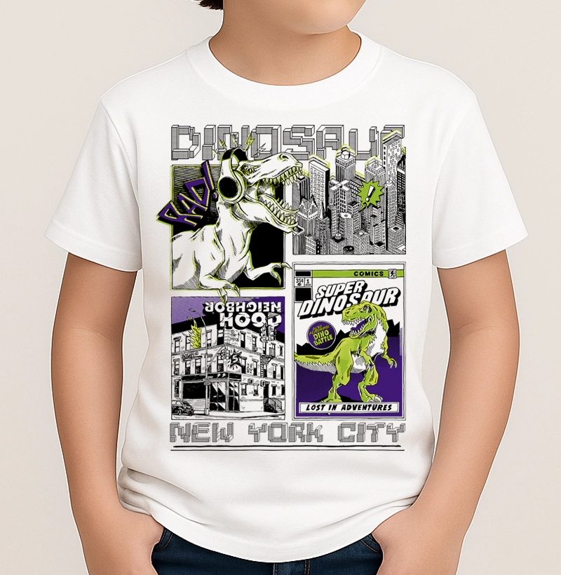 Camiseta Super Dino City 
