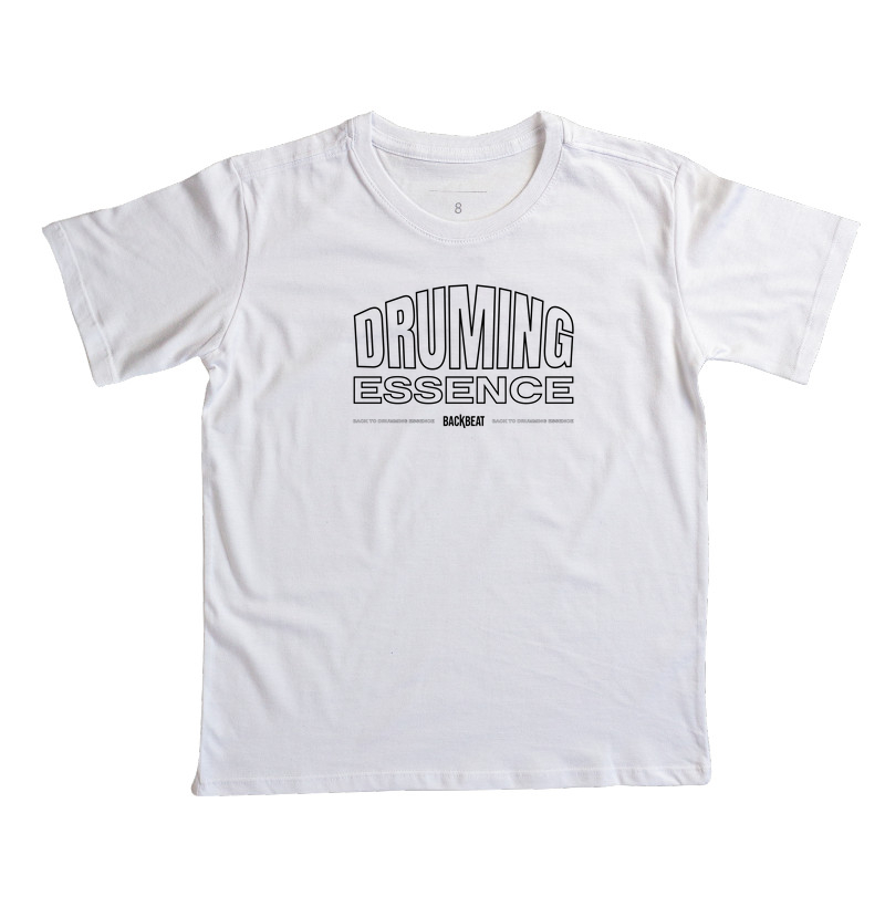 Camiseta Classic Drumming Essence - Branca
