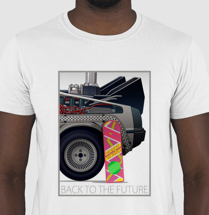DeLorean + Hover Board