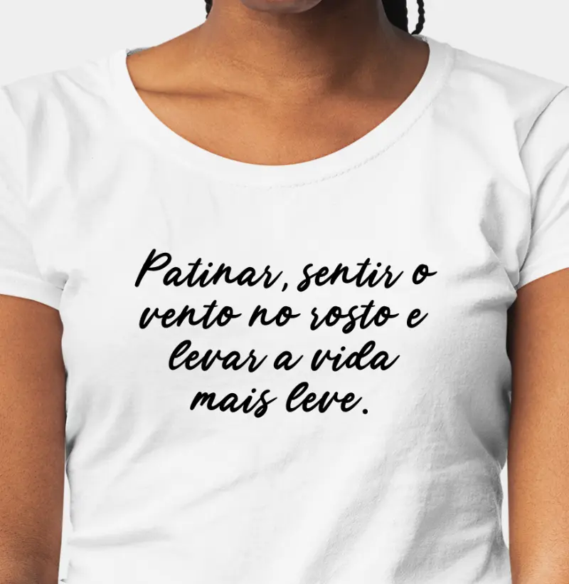 Patinar, sentir o vento no rosto