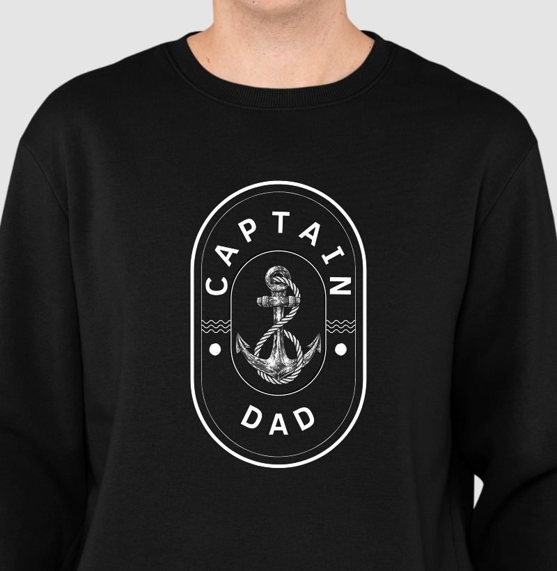 Captain Dad - Algodão 30.1