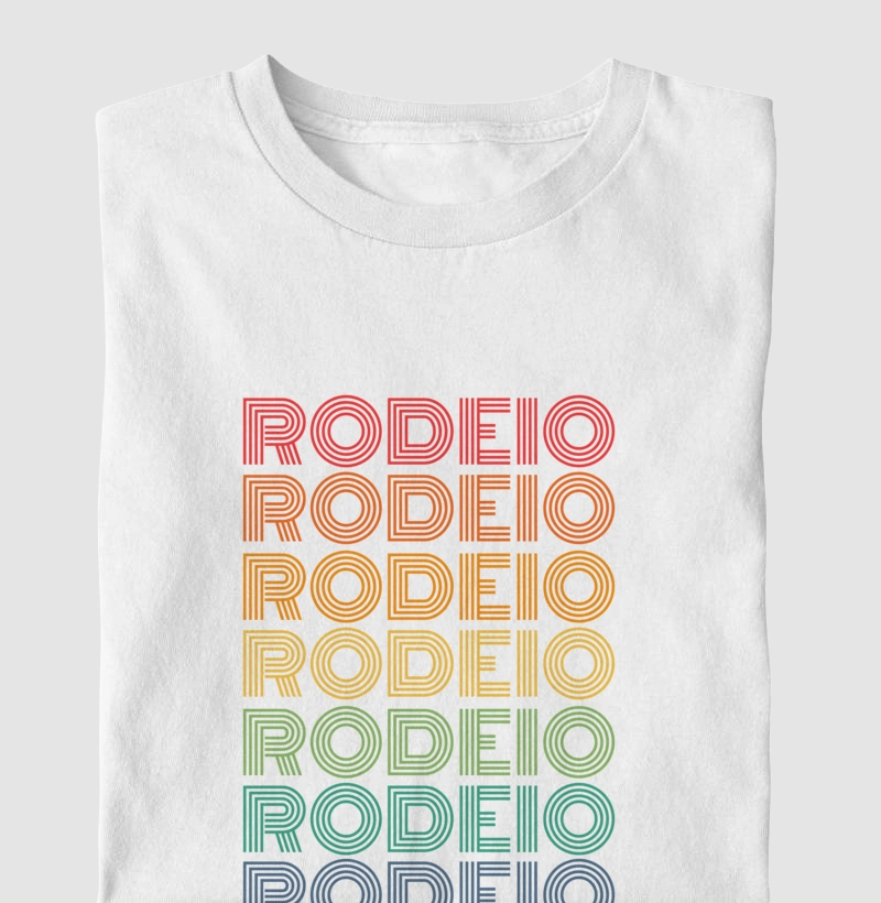 Rodeio Letreiro Retrô