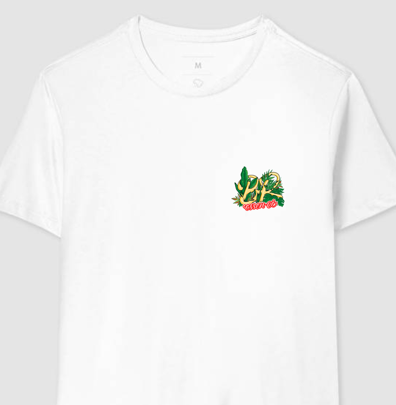 Camiseta Br essen-cê - flora discreta