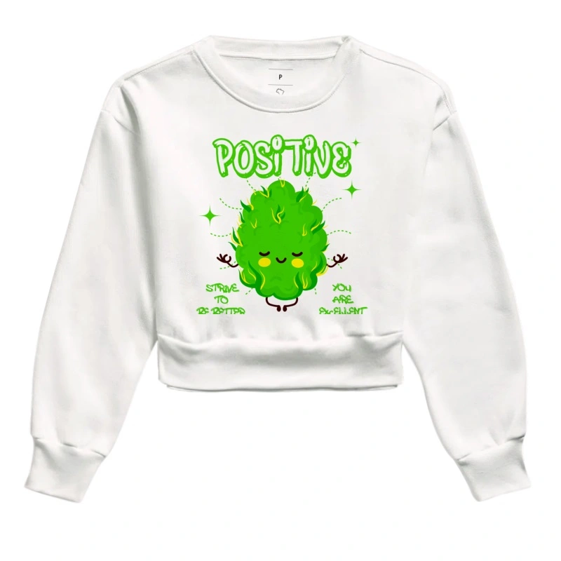 Positive Moletom Cropped Premium